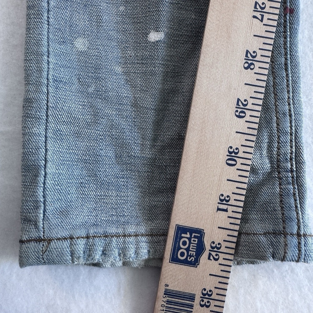 Smugglers Moon Jeans Speak Easy & Tred Carefully Mens 32x32 Paint Distressed - Picture 8 of 10